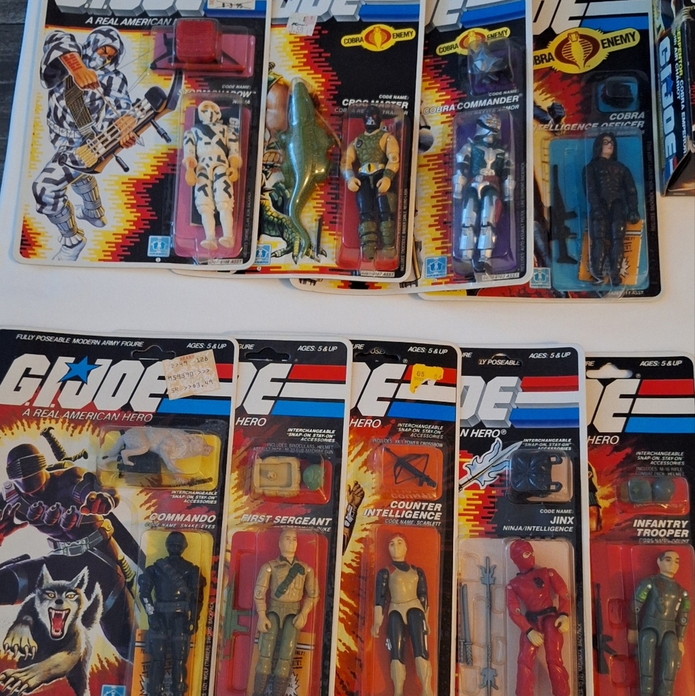 1980s G.I.Joe ARAH Hasbro action figures collection *COMING SOON**